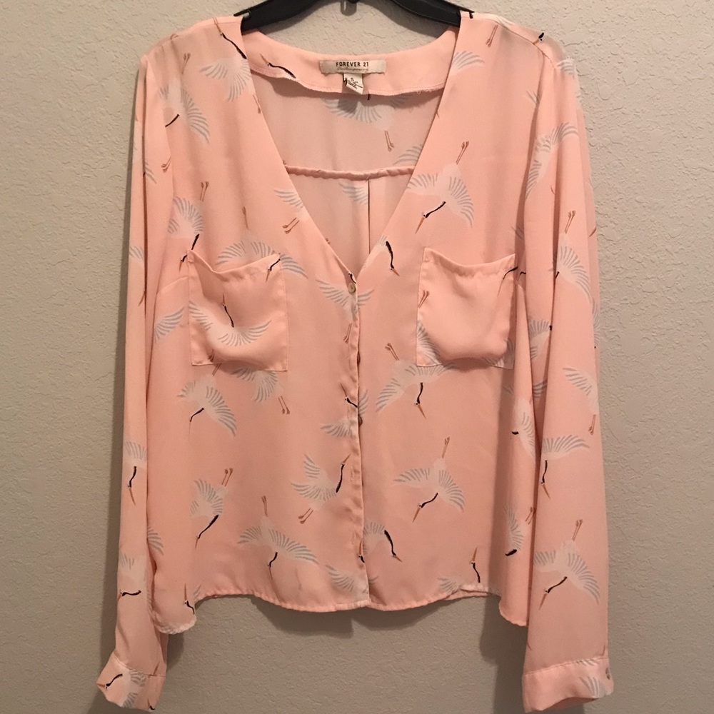 Forever 21 Blush Blouse